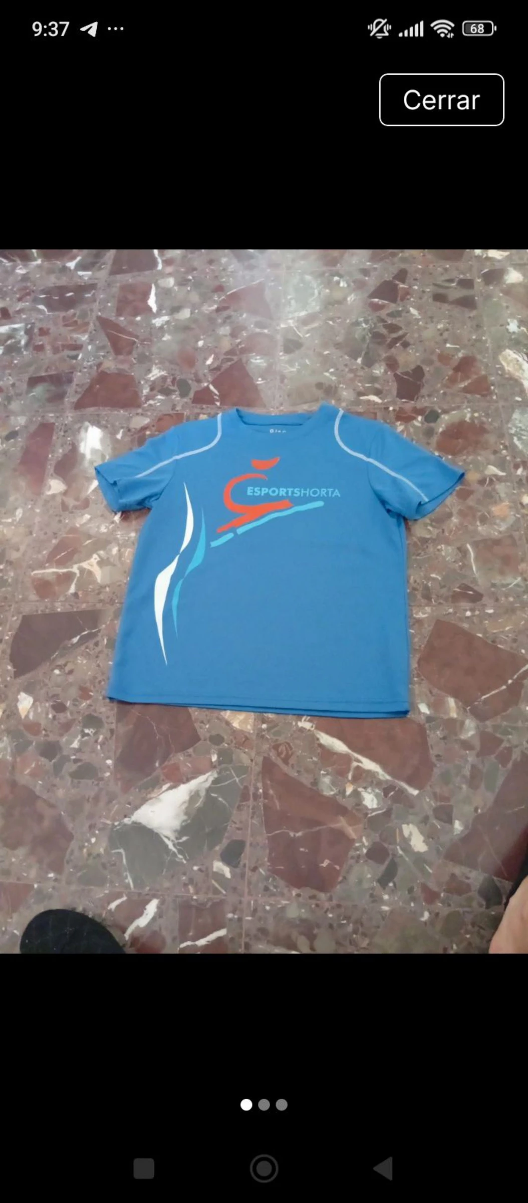 Camiseta deporte 